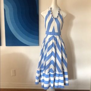 Blue and white Kate Spade dress